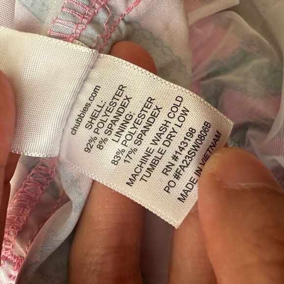 NWOT CHUBBIES The Glades 5.5" Pink Alligator Swim Trunks - Picture 9 of 10